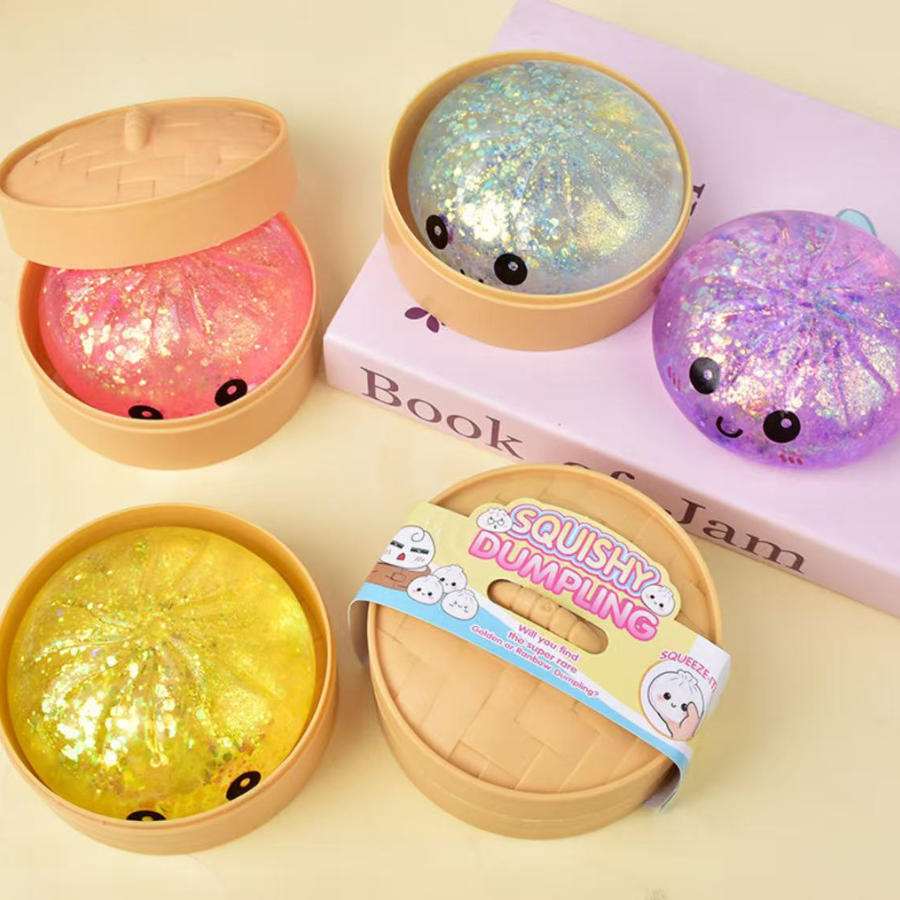 Glitter Dumpling Squishy Mystery Color (1PC)