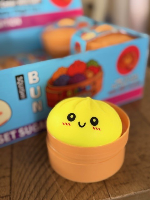 MIX Dumpling Squishy Mystery Solid Color and Glitter  (12PC)