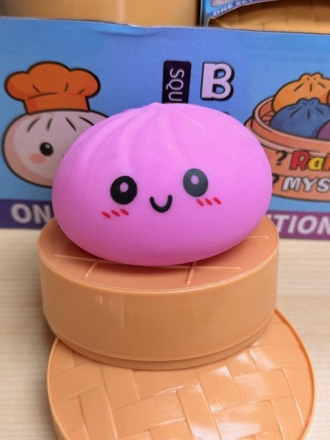 MIX Dumpling Squishy Mystery Solid Color and Glitter  (12PC)