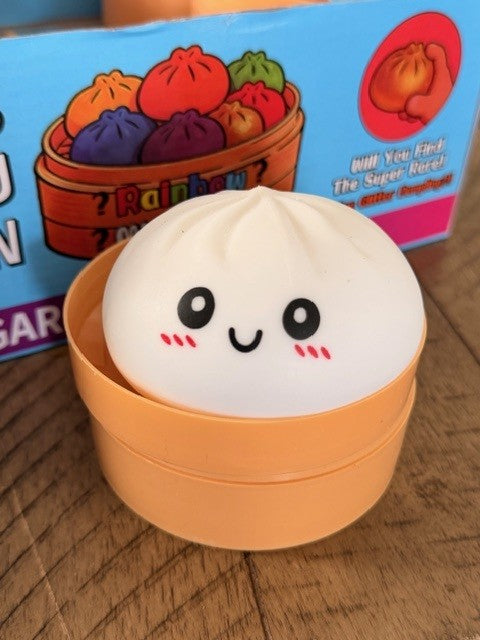 MIX Dumpling Squishy Mystery Solid Color and Glitter  (12PC)