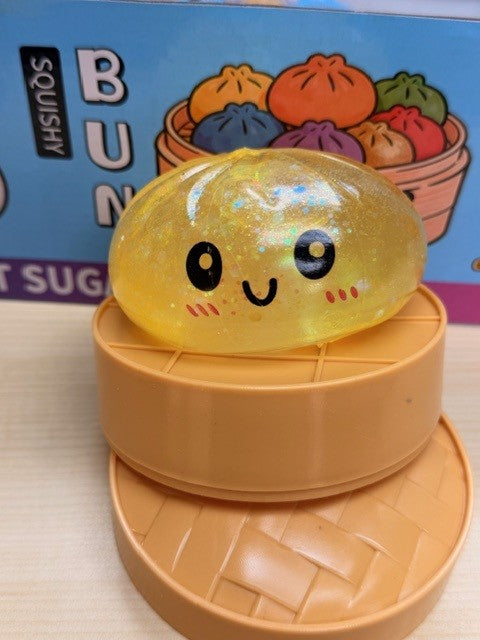 MIX Dumpling Squishy Mystery Solid Color and Glitter  (12PC)